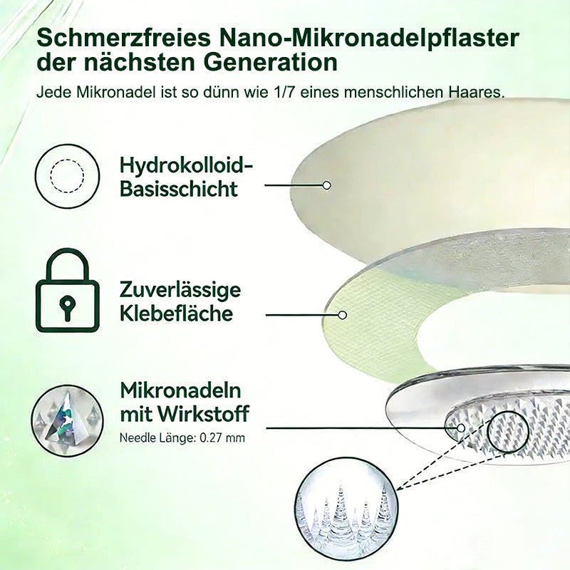 Offizieller US-Shop | 🧑‍⚕️🩺Seurico Moringa · Berberine × NAD+ 10-in-1 Advanced Nano Microneedle Patch — Einmal täglich, sichtbare Ergebnisse in 7 Tagen