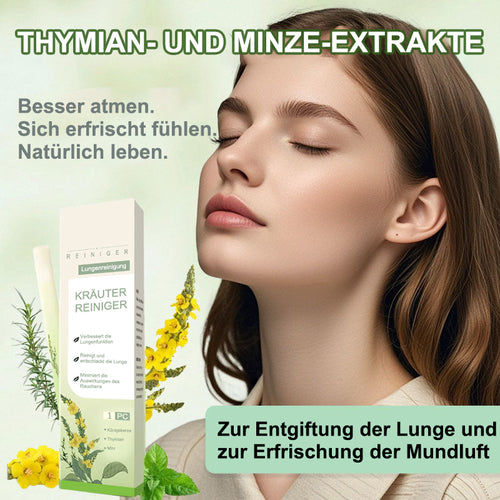 🔥 Letzte 3 Stunden: 60 % Rabatt auf den Mullein Relaxation Stick – Beruhigt die Lungen, entgiftet, erfrischt den Atem.