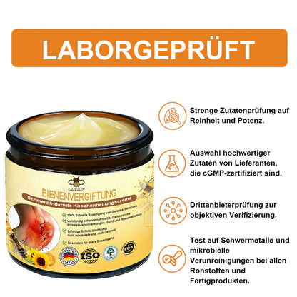 🐝[Offizieller Store] ODEIUN Bienenvenen-Schmerzlindernde Knochenheilungscreme 👨‍⚕️ Genehmigt von der Deutschen Osteopathischen Vereinigung (DGO)