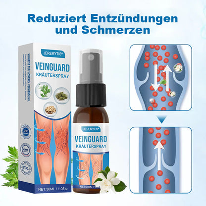 JEREMYTIS® VeinGuard Kräuterspray - ✅ Beseitigen Sie Krampfadern in nur 7 Tagen!
