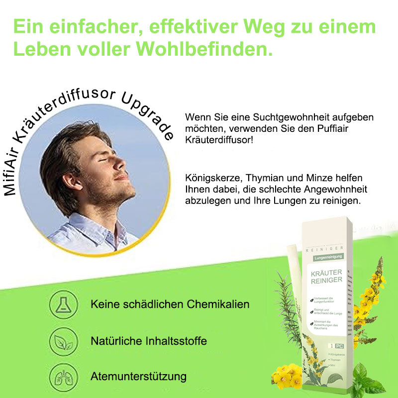 🔥 Letzte 3 Stunden: 60 % Rabatt auf den Mullein Relaxation Stick – Beruhigt die Lungen, entgiftet, erfrischt den Atem.