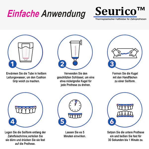 ✨[Offizieller Markenladen]Seurico™ Thermoplastisches Haftmittel für Zahnprothesen