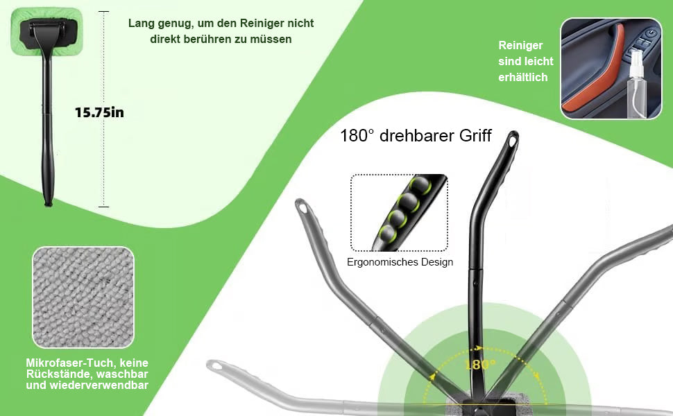 🔥Mikrofasertuch-Autowindschutzscheibenreinigungswerkzeug