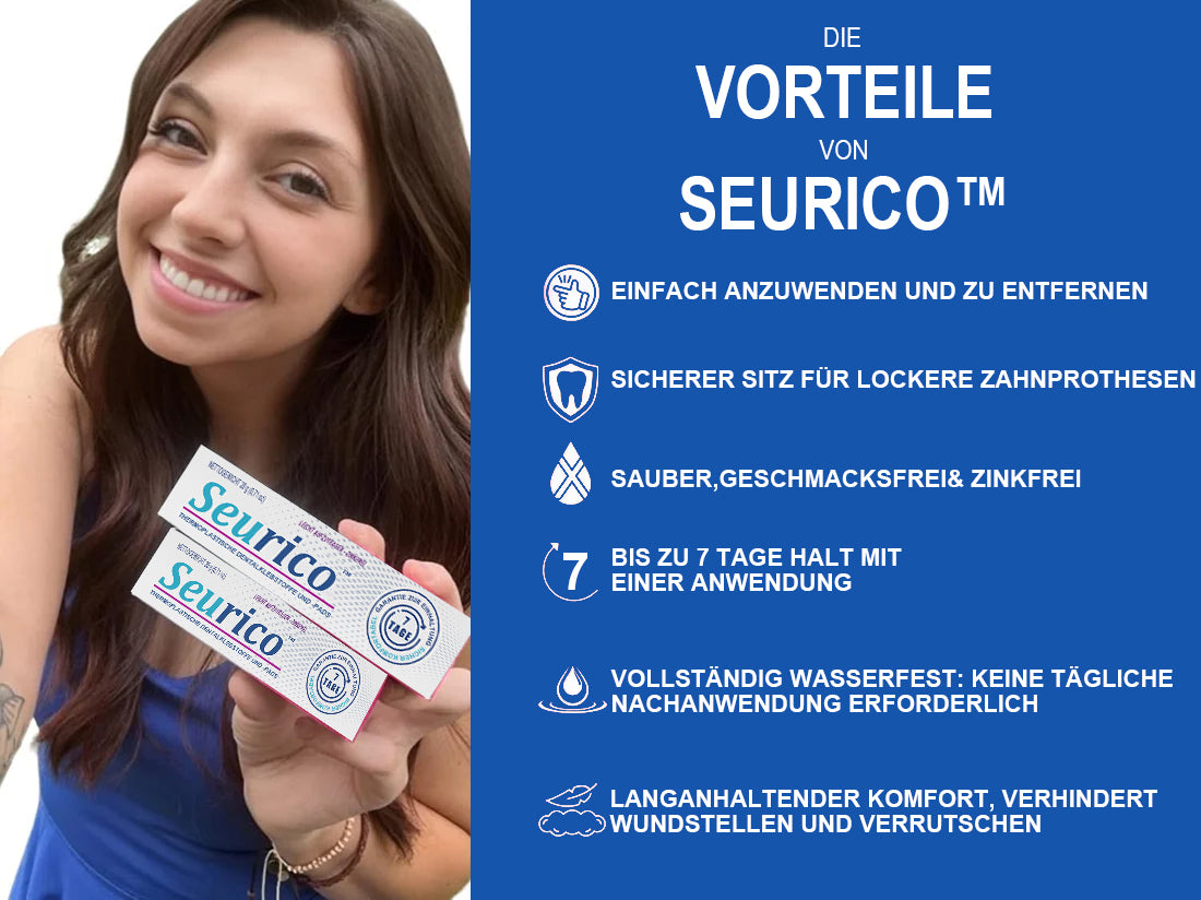 ✨[Offizieller Markenladen]Seurico™ Thermoplastisches Haftmittel für Zahnprothesen