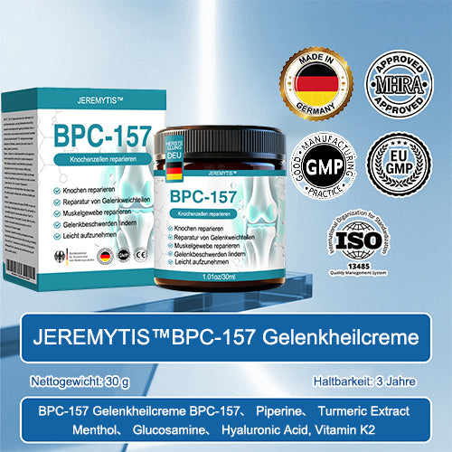 JEREMYTIS™ 𝐁𝐏𝐂-𝟏𝟓𝟕 𝐆𝐞𝐥𝐞𝐧𝐤𝐡𝐞𝐢𝐥𝐬𝐚𝐥𝐛𝐞 🦴 Behandelt Arthritis, Neuropathie, Rheuma, Sportverletzungen und mehr