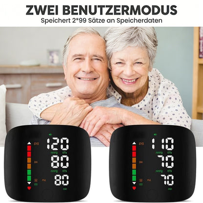Handgelenk-Blutdruckmonitor – LED-Display, verstellbar, Gesundheitsüberwachung