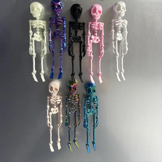 🎃 3D Printed Vintage Skeleton Magnetic Figurine