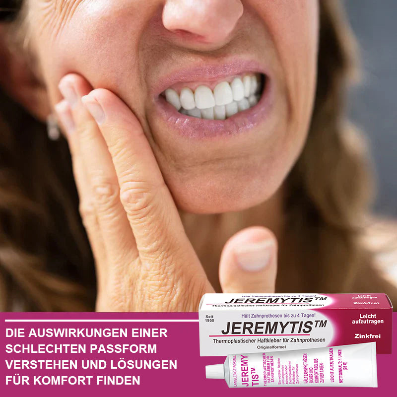 ✨[Offizieller Markenladen] JEREMYTIS™ Thermoplastisches Haftmittel für Zahnprothesen (✨KAUF 2, ERHALTE 1 GRATIS🎁)