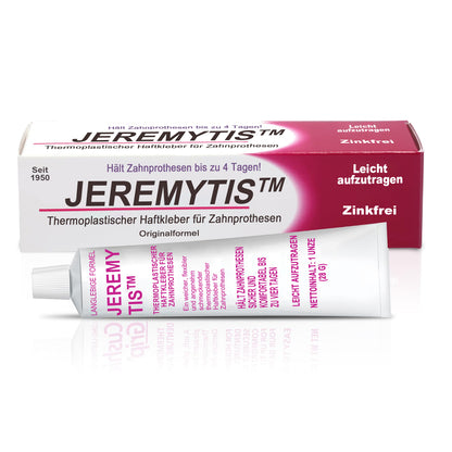 ✨[Offizieller Markenladen] JEREMYTIS™ Thermoplastisches Haftmittel für Zahnprothesen (✨KAUF 2, ERHALTE 1 GRATIS🎁)